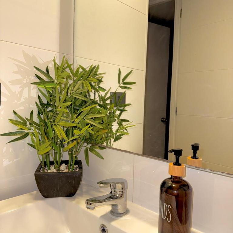 Departamento con estacionamiento incluido, Ideal para ir de compras y conectar con puntos turísticos - Two-Bedroom Deluxe Apartment with Balcony - 19