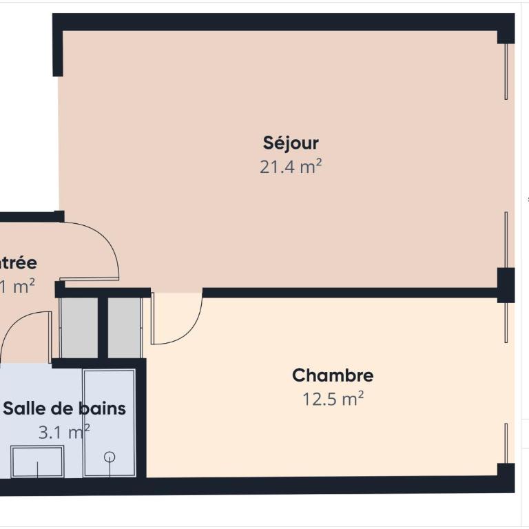 À 70m de la plage, appartement pour 2 sur la Baule - Apartment - 14