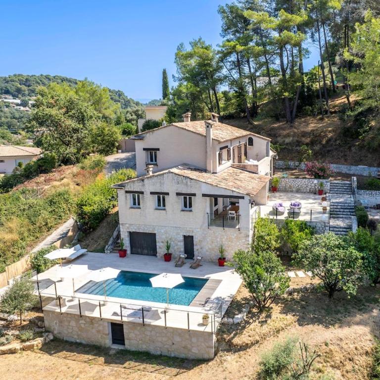 Villa Vence - Fantastic view - Villa con Piscina Privata - 12