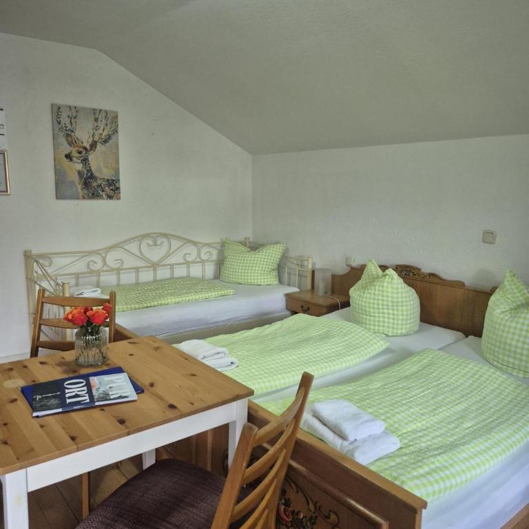 Pension Lex - Dreibettzimmer mit Bergblick - 5