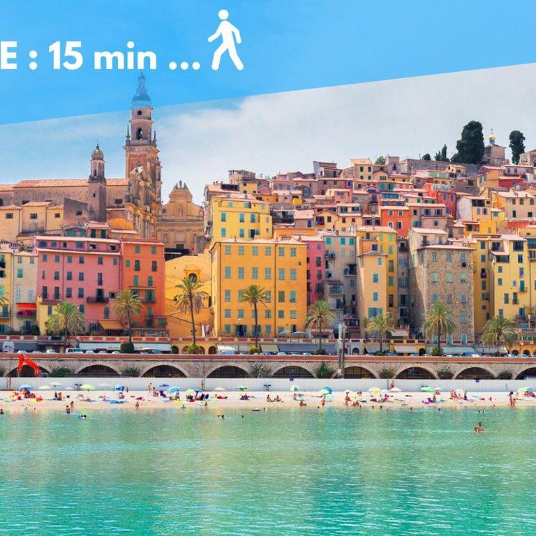 Menton - close to center - air conditioning - wifi - Apartamento de 2 dormitorios - 10