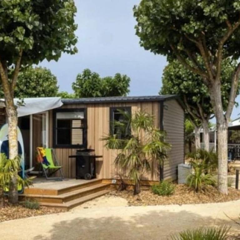 ZEcamping 4 étoiles animé piscine couverte 1km plage fitness mobil-home TV - Mobilheim - 20