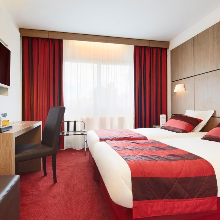 Kyriad Grenoble Centre - Chambre Lits Jumeaux - 5