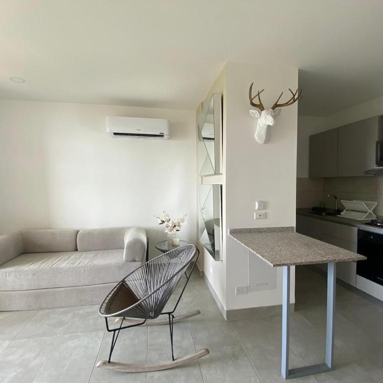 Apartamento en Santa Marta frente al mar, con playa y piscina - One-Bedroom Apartment - 17