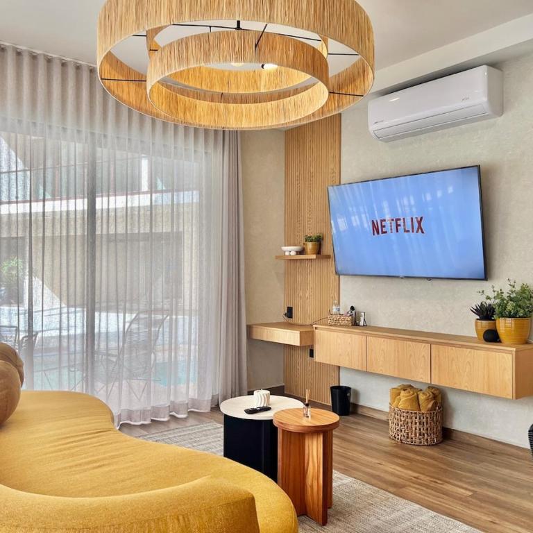 Alberca con terraza privada y con acceso a la playa - Apartamento de 2 dormitorios con terraza - 1