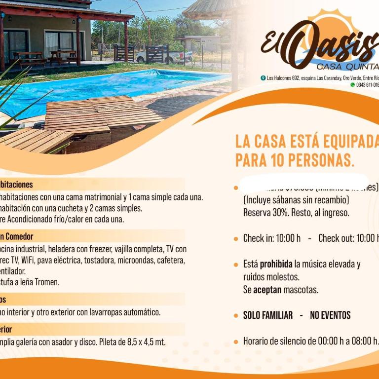 Quinta El Oasis ORO VERDE - Three-Bedroom Vacation Home - 6