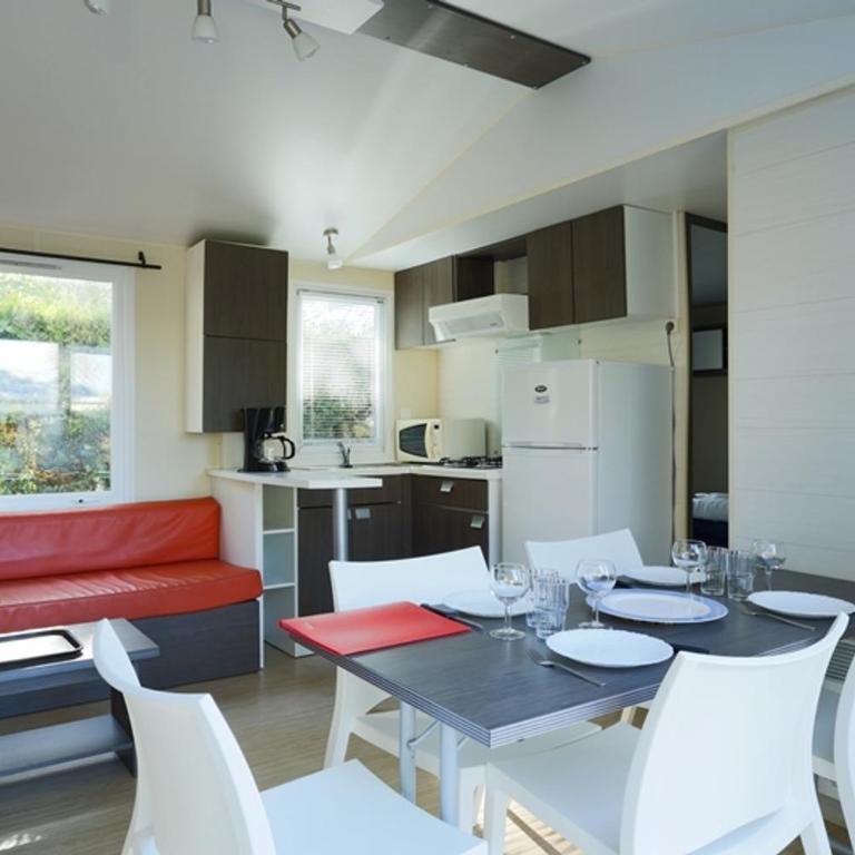Camping Le Bois Soleil - Mobil home 3 pièces 4 personnes + TV MAE-4364 - Mobile Home - 2
