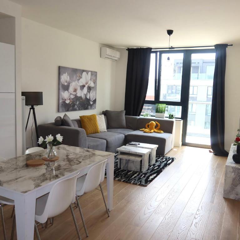 Beograd na vodi Belgrade waterfront - Great city view - One-Bedroom Apartment - 12