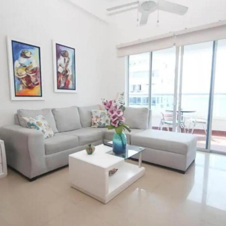 Apartamento con Piscina Cartagena en el Laguito Bocagrande - One-Bedroom Apartment - 2