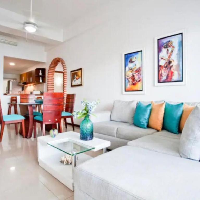 Apartamento con Piscina Cartagena en el Laguito Bocagrande - One-Bedroom Apartment - 3