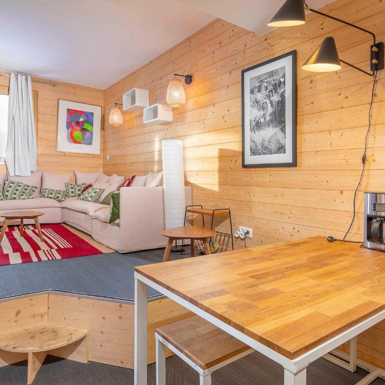 Confortable 2 pièces à Avoriaz avec cheminée, balcon sud - Appartement 1 Chambre - 5