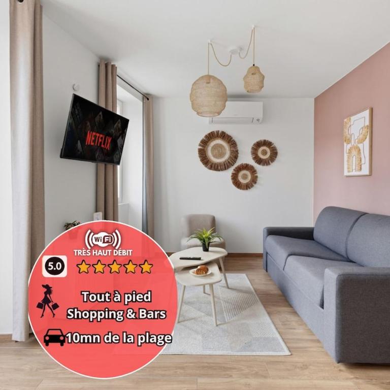 SWEET Neuf - Climatisé - Balcon - Centre ville - Apartment mit 1 Schlafzimmer - 1