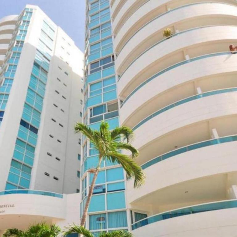 Apartamento con VIsta al Mar Bocagrande Cartagena - Two-Bedroom Apartment - 10