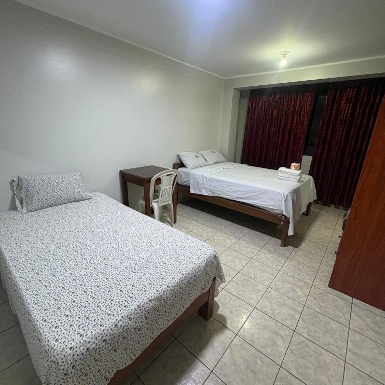 Hospedaje W TAWA - Habitación Doble Deluxe - 2 camas dobles - 6