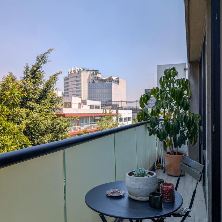Chic Condesa Apt with Private Balcony - Two-Bedroom Apartment - 7