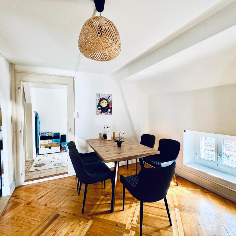 Historic House Aigle - Lake & Alps - Garden & BBQ - Apartment mit 2 Schlafzimmern und Bergblick - 12