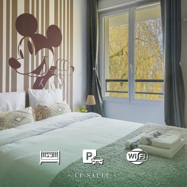 Le Saule - T2 avec Balcon & Parking - Proche Disneyland - Apartment mit 1 Schlafzimmer - 1
