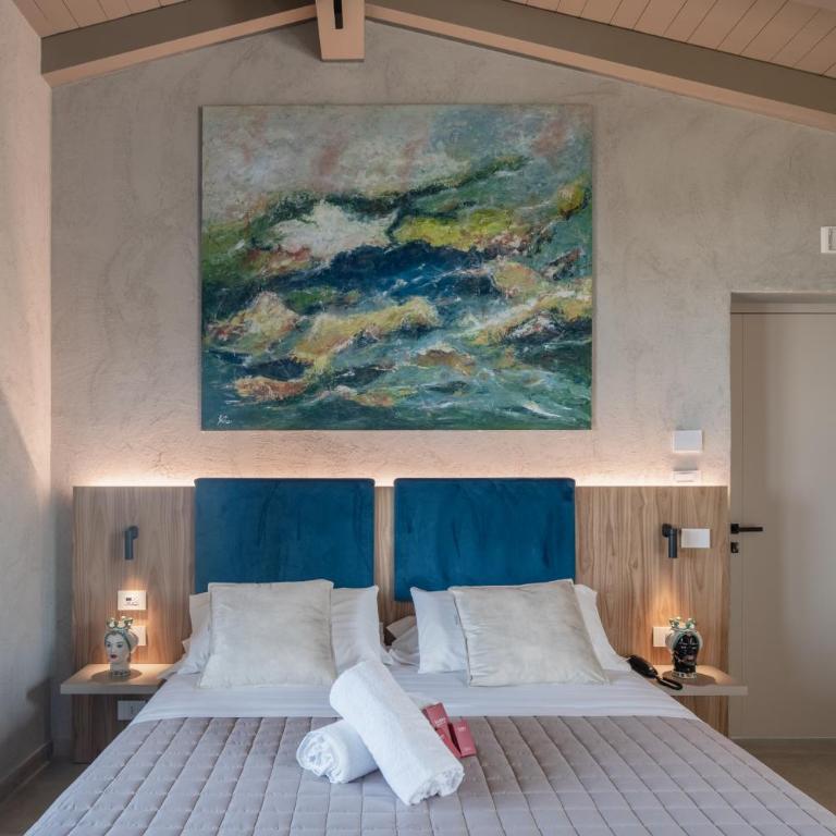 Terreforti Boutique Spa & Glamping - Camera Matrimoniale Deluxe con Balcone e Vista Mare - 2