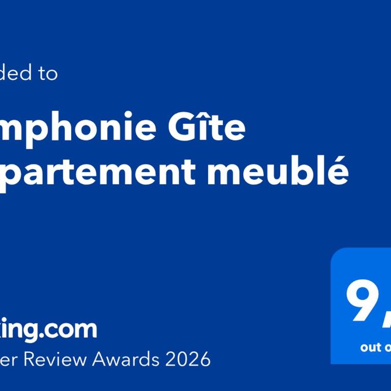 Appartement Symphonie T3, 2 terrasses, grand jardin & parking privé au calme - Two-Bedroom Apartment - 5
