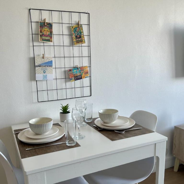 L'escapade Sweet home - vue sur Mer et Dragon de Calais - One-Bedroom Apartment - 10