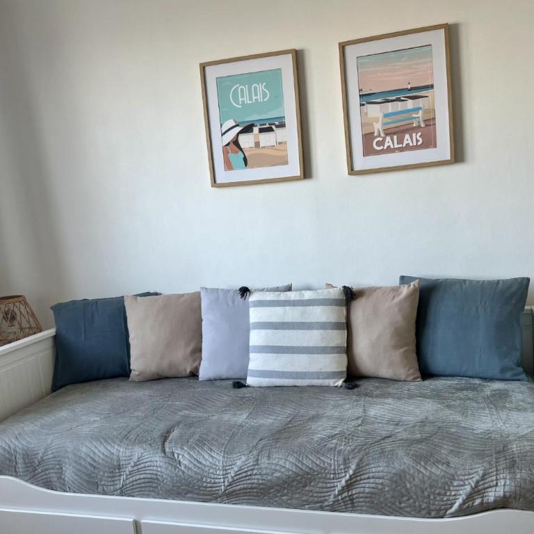 L'escapade Sweet home - vue sur Mer et Dragon de Calais - One-Bedroom Apartment - 8