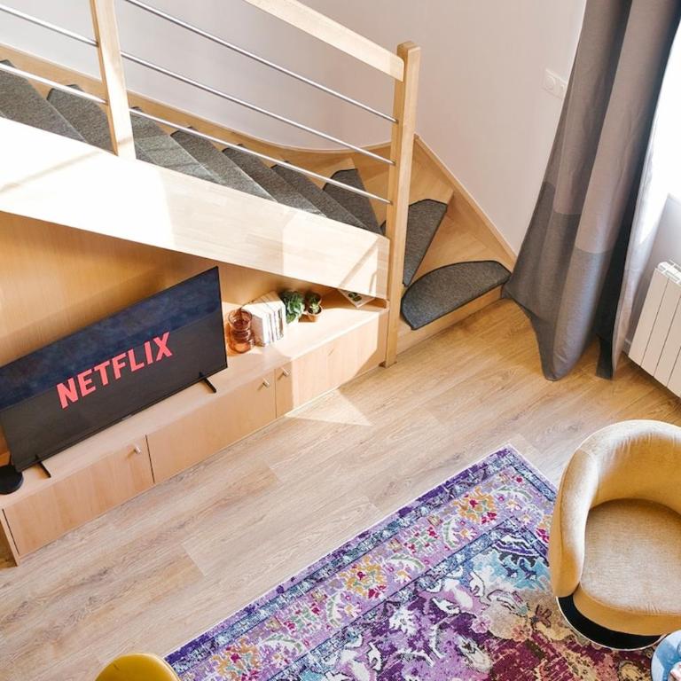 The Purple Suite - Duplex - Mulhouse Center - Apartment mit 2 Schlafzimmern - 63