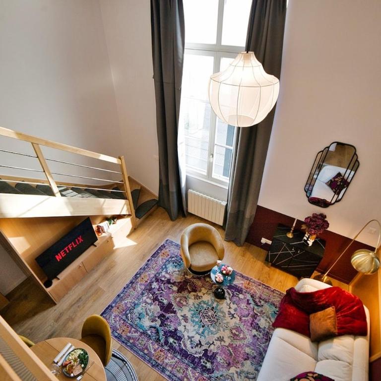 The Purple Suite - Duplex - Mulhouse Center - Apartment mit 2 Schlafzimmern - 59