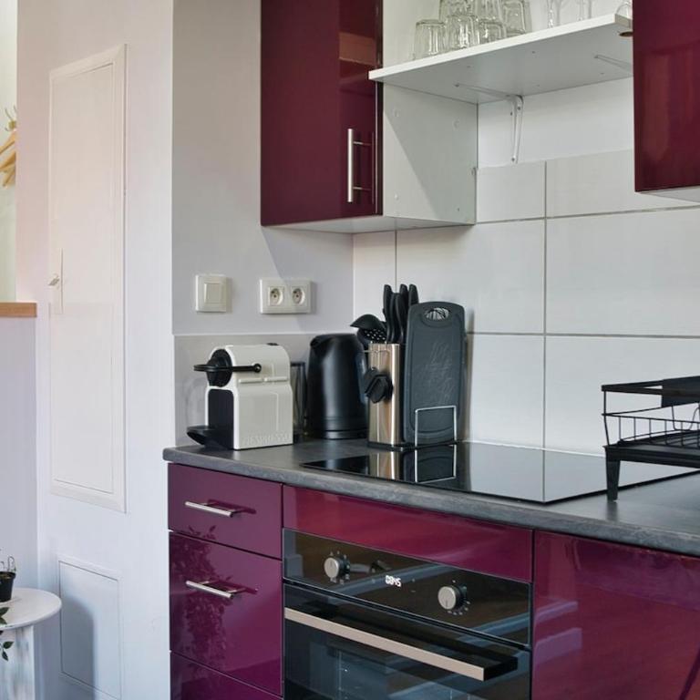 The Purple Suite - Duplex - Mulhouse Center - Apartment mit 2 Schlafzimmern - 42