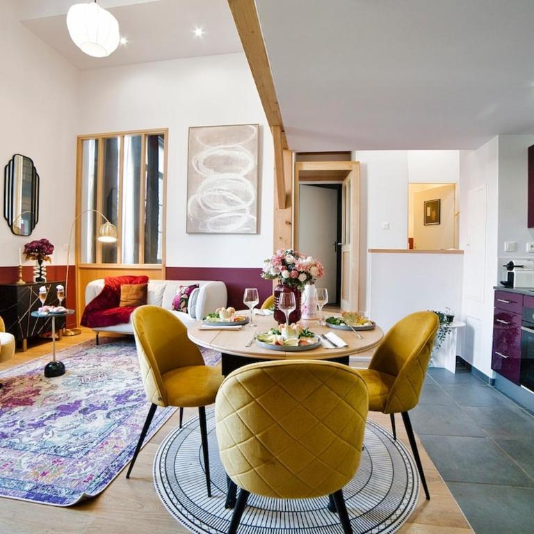 The Purple Suite - Duplex - Mulhouse Center - Apartment mit 2 Schlafzimmern - 36