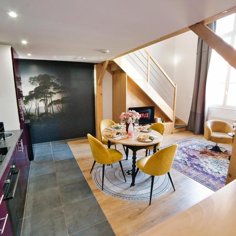 The Purple Suite - Duplex - Mulhouse Center - Apartment mit 2 Schlafzimmern - 52