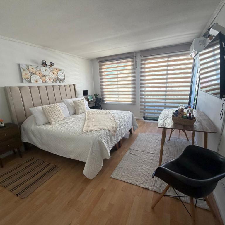 Depto Estudio Las Condes 2 personas - Studio Apartment with Queen Bed - 1