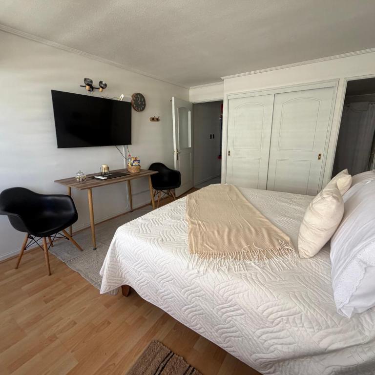 Depto Estudio Las Condes 2 personas - Studio Apartment with Queen Bed - 4
