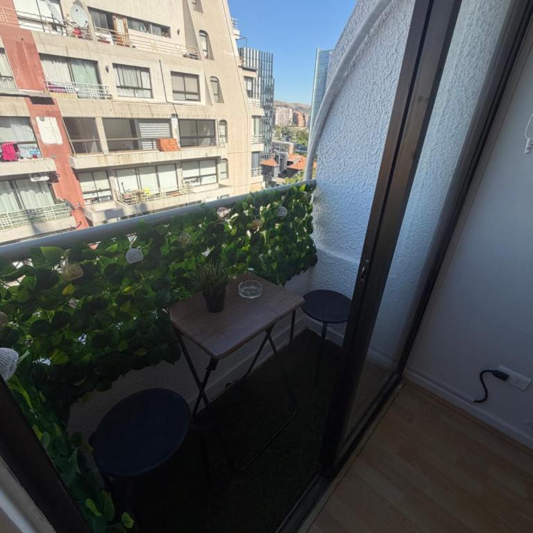 Depto Estudio Las Condes 2 personas - Studio Apartment with Queen Bed - 12