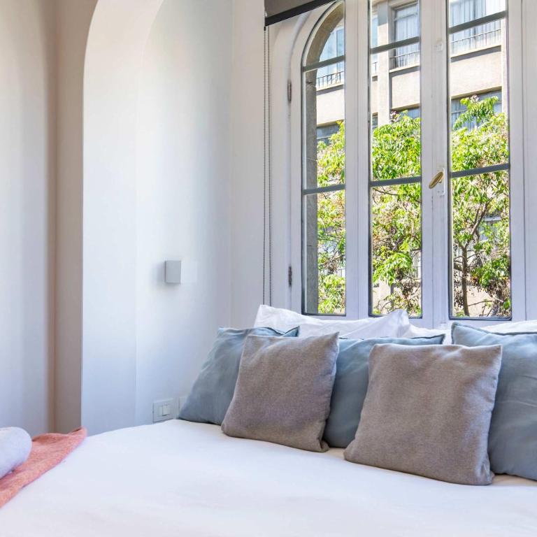 HOM l Wifi AirAcond Bohemio Museos Vida Lastarria - Apartment - 7