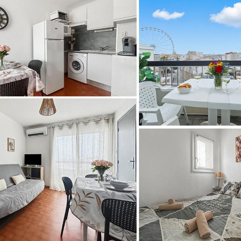 Cocon d'Azur, Port, Plages, Clim, Balcon - Appartement 1 Chambre - 8