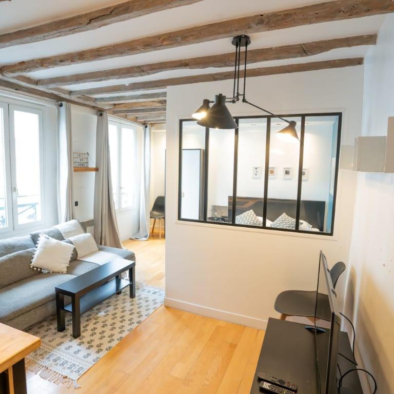 Grand studio loft bien equipe a Paris 15 - 2P - Appartement - 2