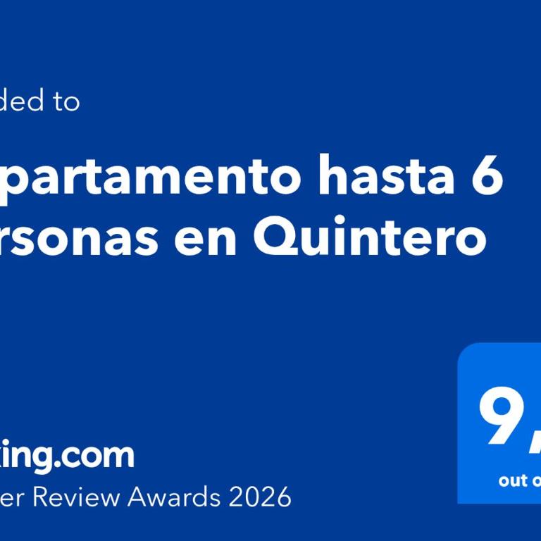 Departamento hasta 6 personas en Quintero - Three-Bedroom Apartment - 2