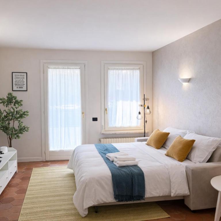 Domus Solferino - Private Parking near Airport & City Center - Apartamento de 2 dormitorios con balcón y terraza - 14