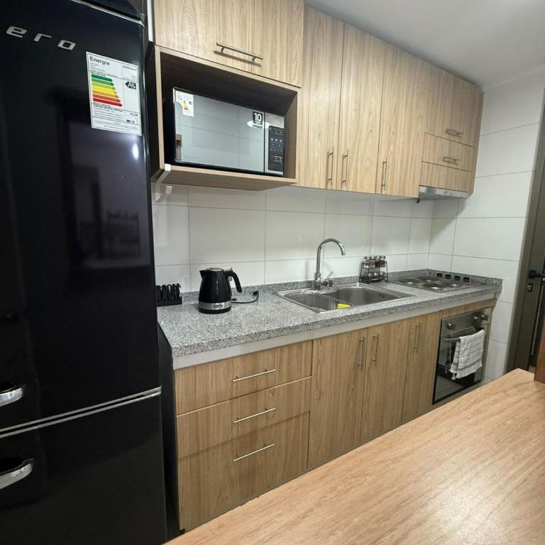 Departamento con piscina y Estacionamiento, A Pasos del Casino Antay - One-Bedroom Apartment - 3