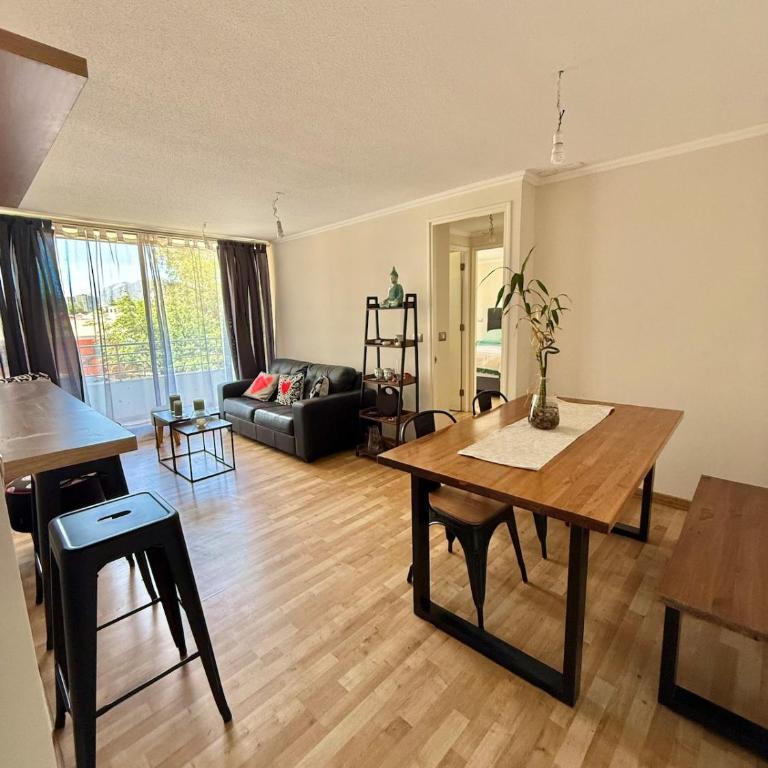 Departamento con piscina y Estacionamiento, A Pasos del Casino Antay - One-Bedroom Apartment - 6