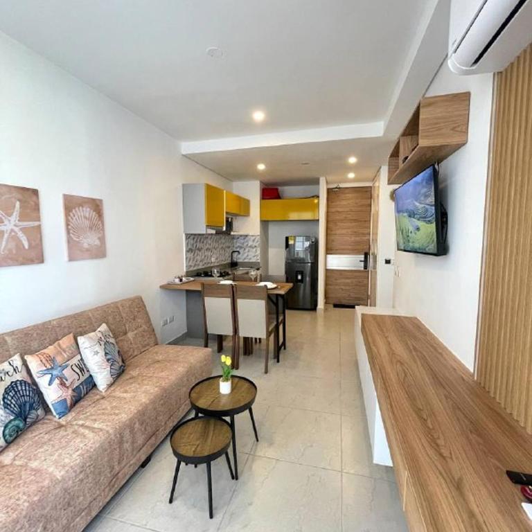 Balcon privado y vista al mar en Bello horizonte - Apartamento de 1 dormitorio - 1