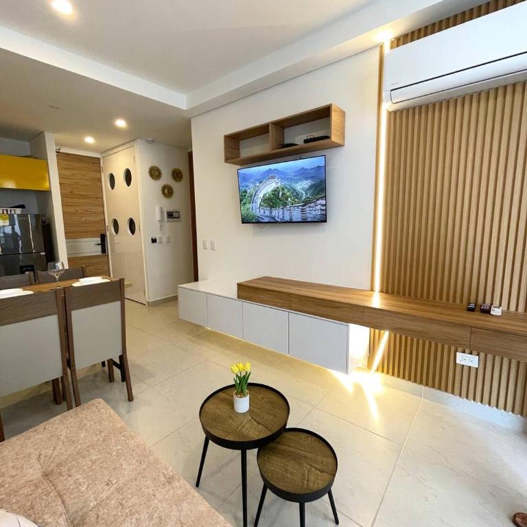 Balcon privado y vista al mar en Bello horizonte - Apartamento de 1 dormitorio - 20