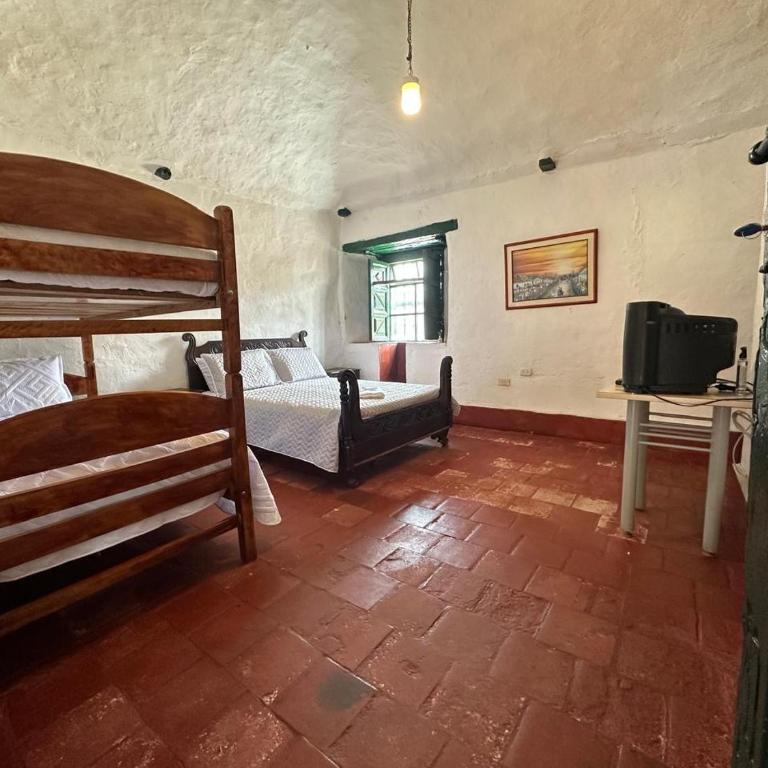 Villa De Leyva El Refugio de la Villa - Double Room with Park View - 2