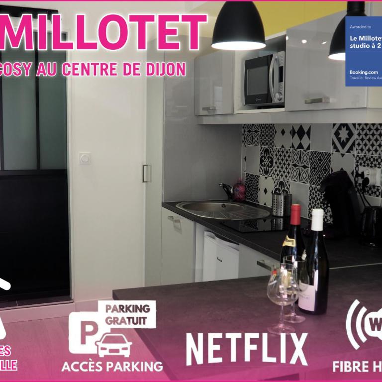 Le Millotet - Agréable studio à 2 mn Dijon Gare - Appartement 1 Chambre - 1