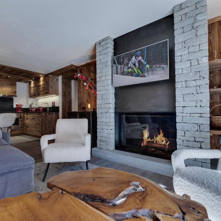 Spacieux 4 pièces avec cheminée, balcon et parking à Val-d'Isère - FR-1-567-67 - Apartamento (6 adultos) - 5