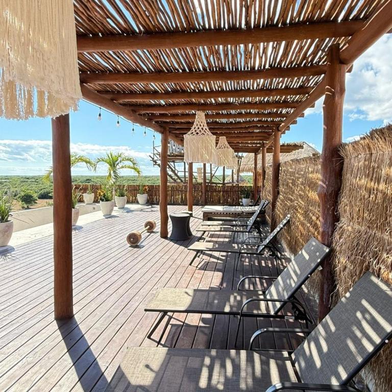 Estudio cerca de la zona hotelera de tulum con jacuzzi privado - Apartamento de 1 dormitorio - 3