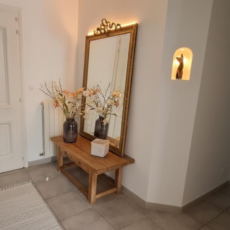 Séjour détente dans une villa avec piscine privée, nature, golf et mer à proximité - Three-Bedroom House - 17