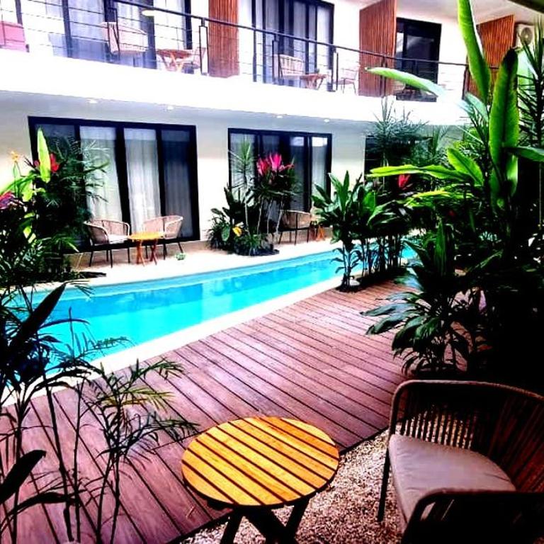 Studio con terrazza piscina y coworking - Apartamento de 1 dormitorio - 24