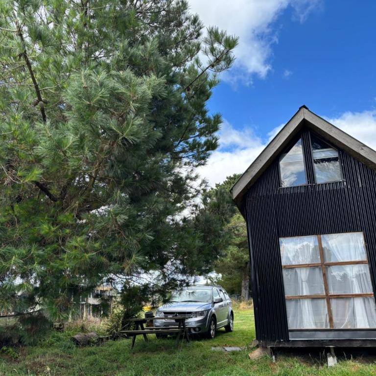Tiny House, Tiny Black Frutillar - Family Room with Garden View - 6