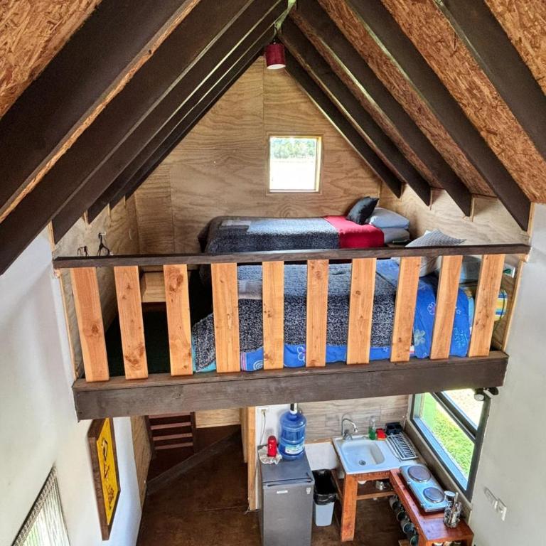 Tiny House, Tiny Black Frutillar - Family Room with Garden View - 31